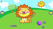 Kids Learning Animals Names & Sounds in English | Animals Puzzle Games for Kids
