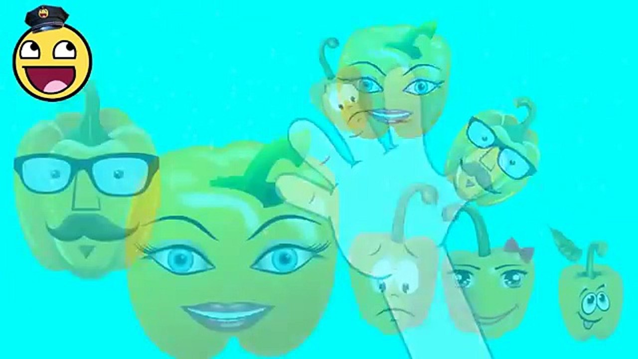 Preschool Songs | Yellow Capsicum Cartoons Finger Family Children Nursery Rhymes