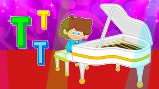 T Harfi - ABC Alfabe SEVİMLİ DOSTLAR Eğitici Çocuk Şarkıları (Türkçe Çizgi Film - Klip)