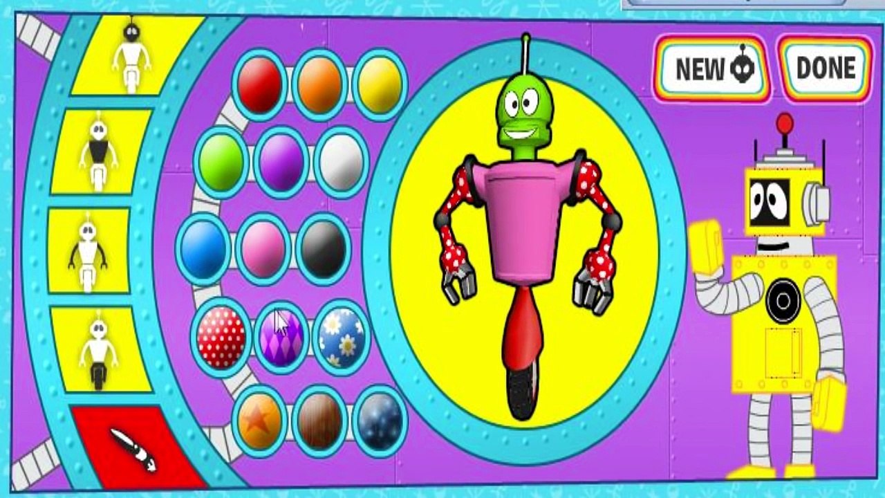 Nick JR Yo Gabba Gabba Plex Robot Creation Station - Cartoon Movie Game - New Episodes 201