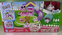 Chubby Puppies Ultimate Dog Park Playset! Pomeranian Spitz & BULLDOG! Shopkins Season 3 Basket