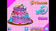 Princess Selfie Cake Games Disney Princesse Elsa Belle Rapunzel Ariel Cinderella Tiana