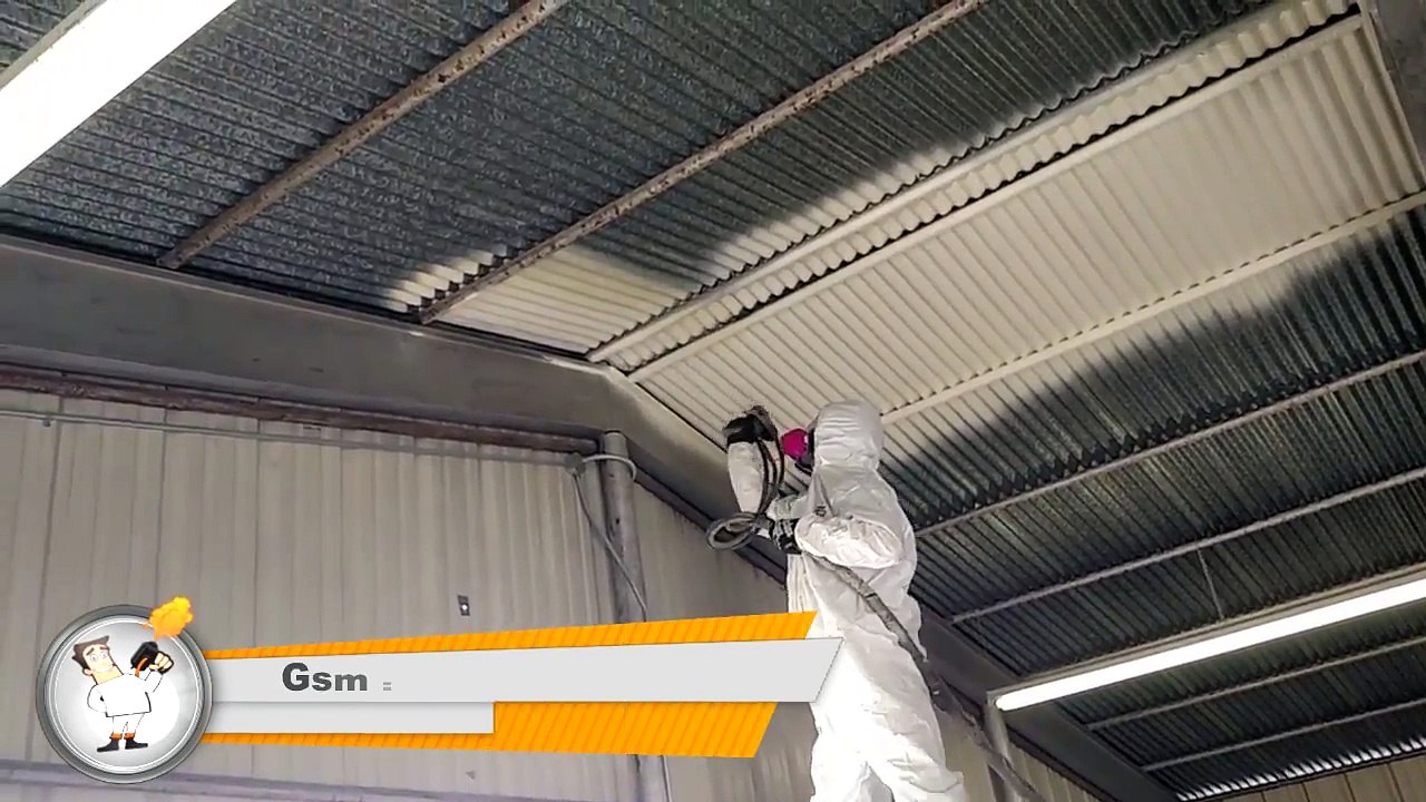 Sprey poliüretan trapez sac uygulaması - Gürpol