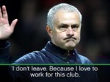 Mourinho won't be quitting Man United