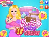 Barbies DIY Baby Nursery - Barbie Have a Baby Game for Girls