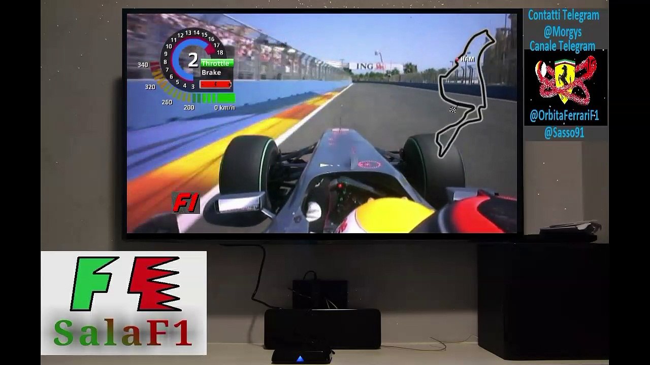 Pole Lap Onboard - F1 2009 Round 11 - GP Europa (Valencia) - Lewis Hamilton