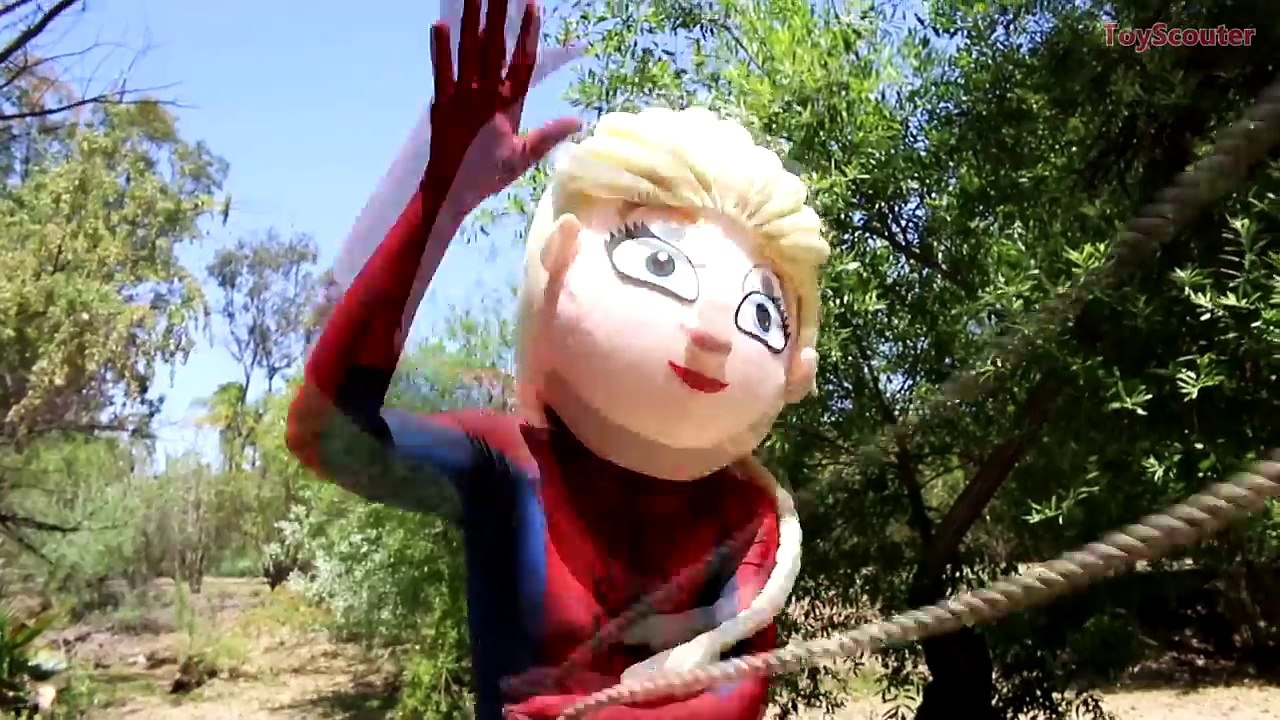 Shark Attacks Spiderman in the Sea! w/ Mickey Mouse, Paw Patrol Chase & Venom in Real Life