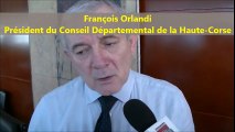 Bastia : Les dossiers en débats jeudi au Conseil Départemental de la Haute-Corse présentés par le président François Orlandi
