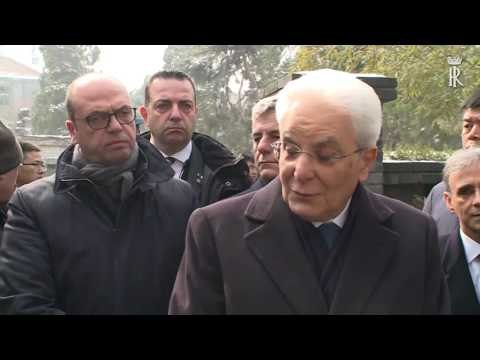 Cina - Mattarella visita del Tempio di Lama, Tomba di Matteo Ricci e Tempio di Confucio (22.02.17)