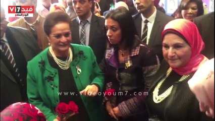 بالفيديو..رئيس "قومى المرأة" تصل البحيرة لتهنئة نادية عبده بمنصب المحافظ
