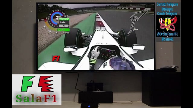 Onboard - F1 2009 Round 09 - GP Germania (Nürburgring) - Rubens Barrichello