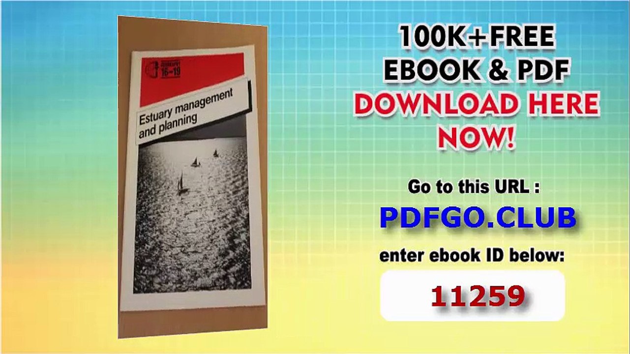 Estuary Management and Planning (Geography 16 to 19)