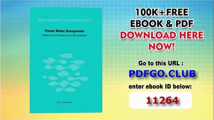 Forest Water Ecosystems_ Nordic symposium on forest water ecosystems held at Färna, Central Sweden, September 28–October 2, 1981