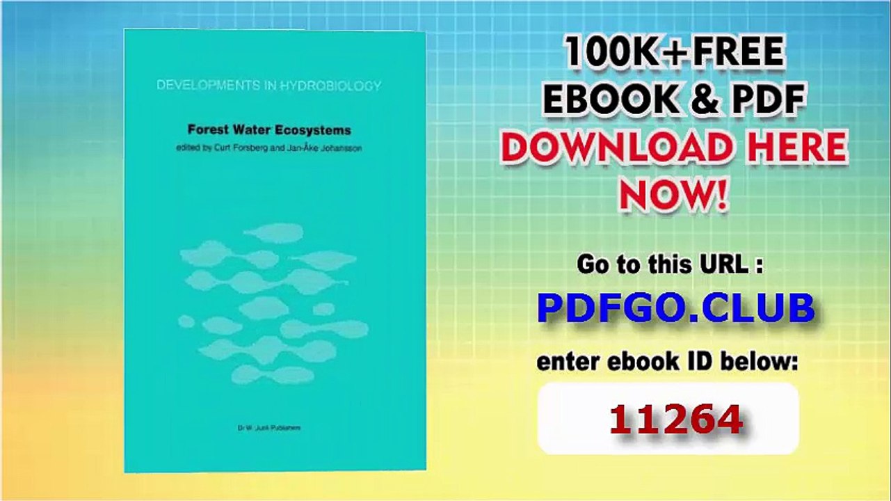 Forest Water Ecosystems_ Nordic symposium on forest water ecosystems held at Färna, Central Sweden, September 28–October 2, 1981