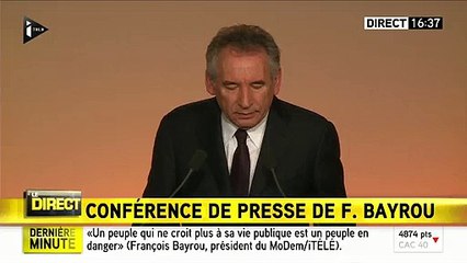 Download Video: François Bayrou propose une alliance à Emmanuel Macron et fixe des conditions - Il ne sera pas candidat