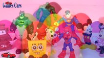 PLAYDOH SURPRISE EGGS! Masha and the Bear Ninja Turtles McQueen Cars 2 Ice Age Frozen Toys
