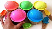 Clay Slime Surprise Toys Ice Cream Cups Disney Princess Frozen Pokemon Mickey Mouse Peppa Pig