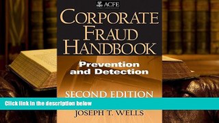 Best Ebook  Corporate Fraud Handbook: Prevention and Detection  For Kindle