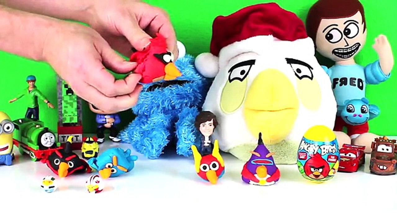 Angry birds plastilina huevos sorpresa juguetes unboxing