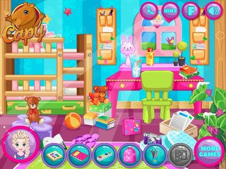 Bebé Elsa Va a la Escuela Congelados de la Princesa de Juegos para los Niños