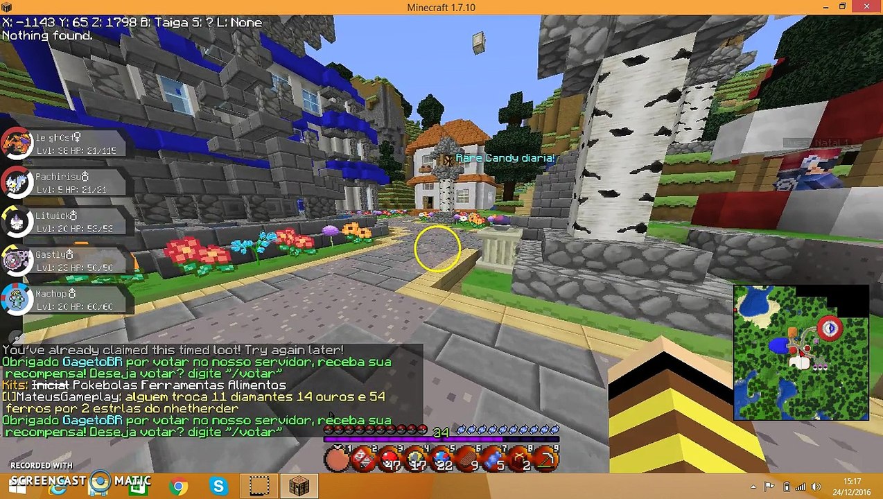 pokemon no minecraft
