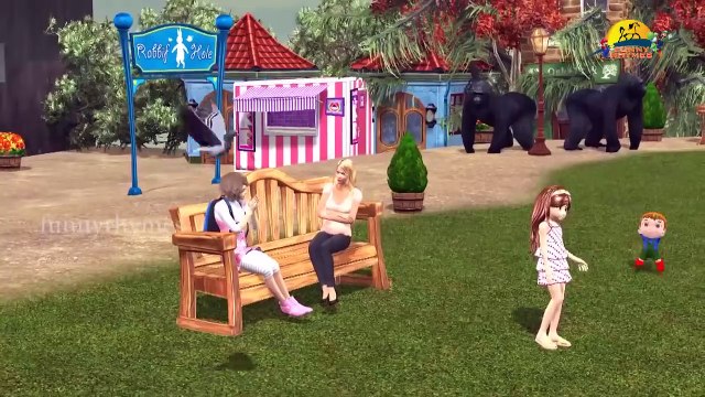 Dinosaurs Vs Gorilla 3d Animation Short Film | 3d Cartoon Animals Funny Short Movie for Ch