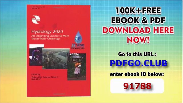 Hydrology 2020_ An Integrating Science to Meet World Water Challenges (IAHS Proceedings Reports)