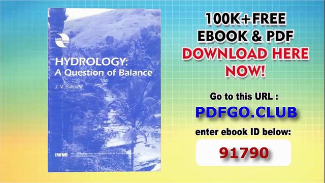 Hydrology_ A Question of Balance (IAHS Proceedings Reports)