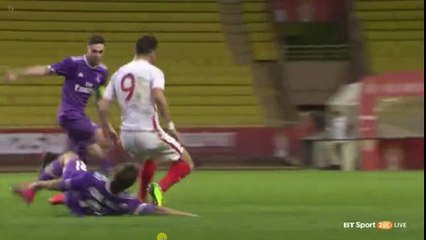 Feuillasier Red Card-  AS Monaco Youth vs Real Madrid Youth  2-3  22.02.2017 (HD)