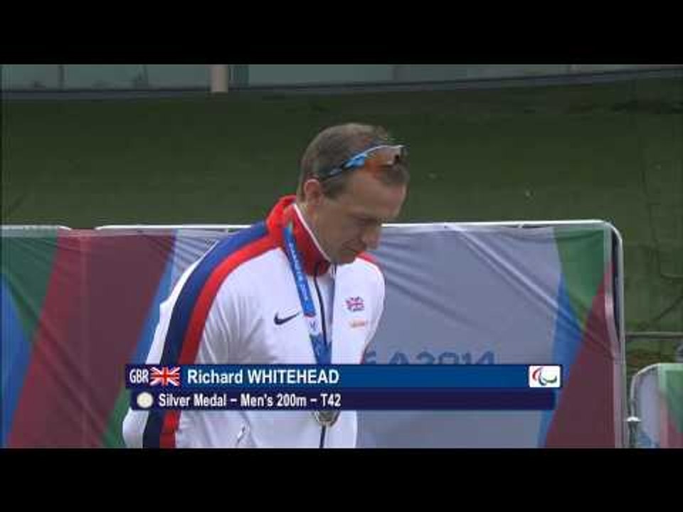 Men's 200m T42 | Victory Ceremony | 2014 IPC At...