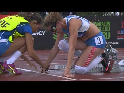 Women's 200m T11 | semi-final 2 | 2014 IPC Athletics European Championships Swansea