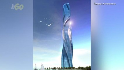 You Can Really Live in This Rotating Skyscraper