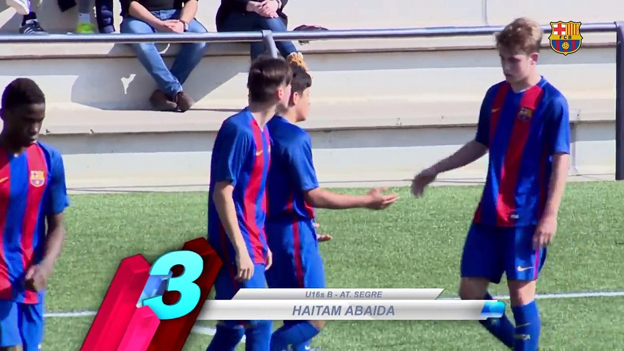 Les plus spectaculaires  buts de la Masia cette semaine