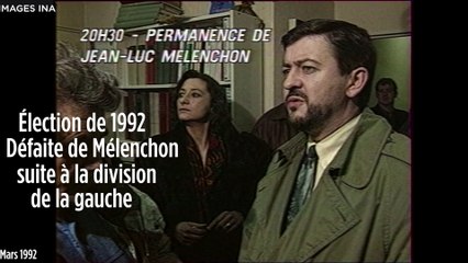 Quand Jean-Luc Mélenchon s'indigne de la division de la gauche en 1992