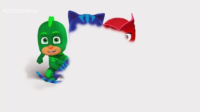 ГЕРОИ В МАСКАХ на русском Раскраски для детей КЭТБОЙ Мультик PJ Masks Учим цвета coloring