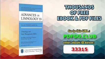 Limnology and Lake Management 2000