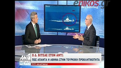 Ο Δημήτρης Βίτσας στο δελτίο του ΑΝΤ1