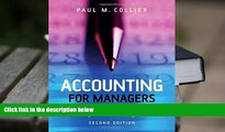 Ebook Online Accounting for Managers: Interpreting Accounting Information for Decision-Making  For
