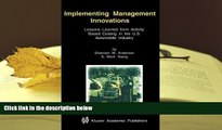 Best Ebook  Implementing Management Innovations: Lessons Learned From Activity Based Costing in