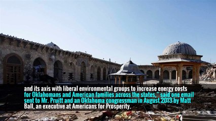 WASHINGTON — During his tenure as attorney general of Oklahoma, Scott Pruitt, now the Environmental Protection Agency administrator, closely coordinated with major oil