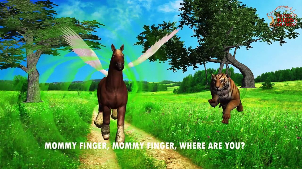 Horse Finger Family | Nursery Rhymes For Children