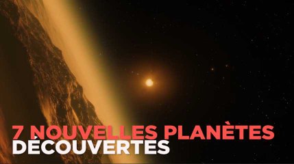 La Nasa découvre 7 nouvelles planètes, abritant peut-être la vie