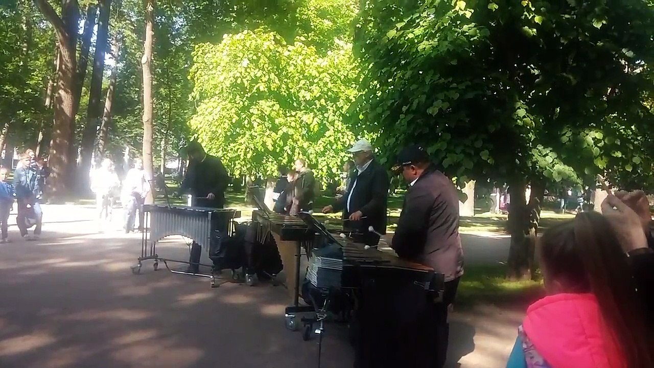 Russia, St. Petersburg, Peterhof, Musicians