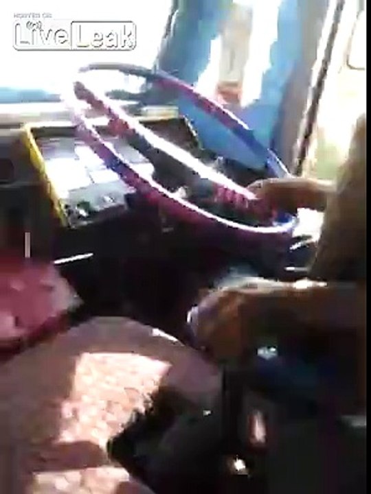 Truck Driver Crazy Stunt