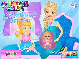 Elsas Womb Baby Play - Frozen Elsa Baby Care Game