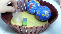 Фиксики Тачки Лунтик и Смешарики яйца сюрприз распаковка игрушек Disney Cars Kinder surpri