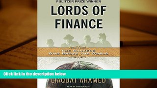 Popular Book  Lords of Finance: The Bankers Who Broke the World [MP3 AUDIO] [UNABRIDGED] (MP3 CD)
