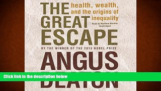 PDF [Download]  The Great Escape: Health, Wealth, and the Origins of Inequality  For Trial