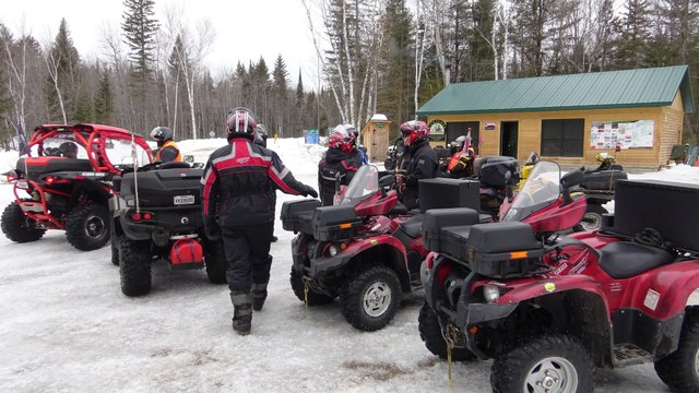 RIDE ST-ALPHONSE A ST-ZÉNON RESTO CHEZ LE DIABLE 21 FEVRIER 2017
