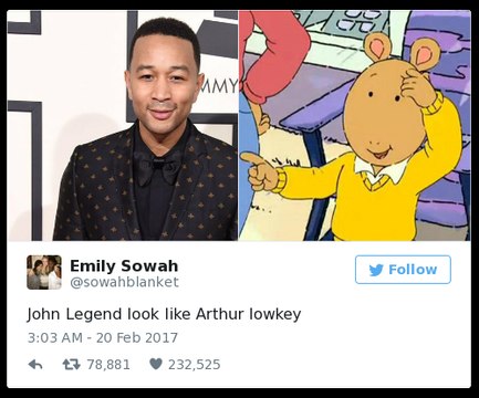 The internet thinks John Legend looks like Arthur and Chrissy Teigen responds!